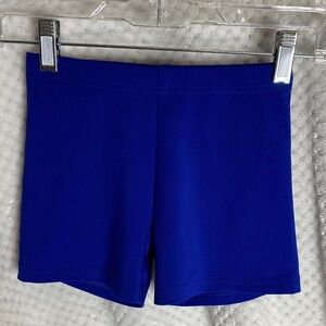 Chasse solid Blue Cheer athletic Shorts